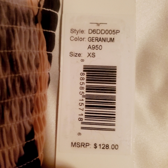 NWT Devlin Strapless Floral Mini Dress XS - Picture 10 of 12